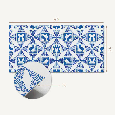 Pvc wall panel Geometric grid pattern