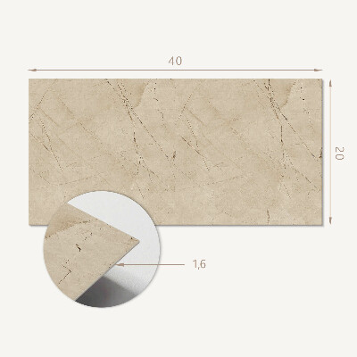 Square wall panel Elegant marble pattern