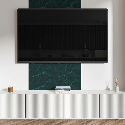 Square wall panel Veined marble pattern