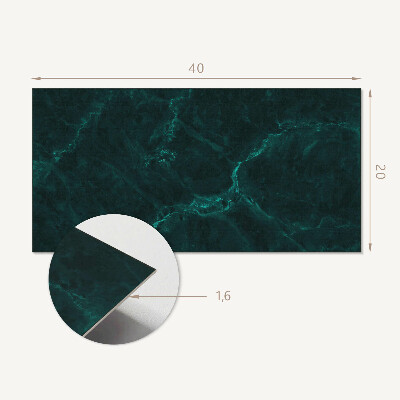 Square wall panel Veined marble pattern