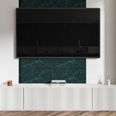 Square wall panel Veined marble pattern
