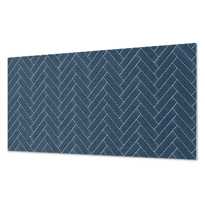 Square wall panel Herringbone pattern
