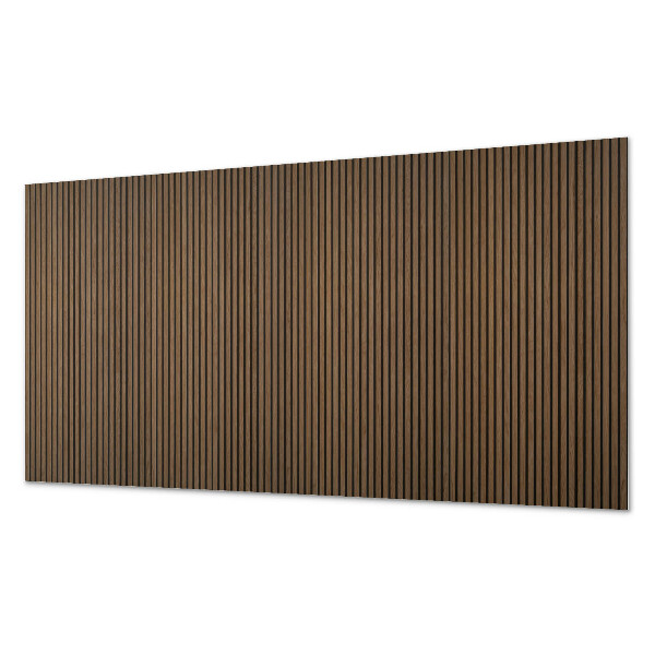 Square wall panel Vertical wooden slats
