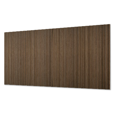 Square wall panel Vertical wooden slats