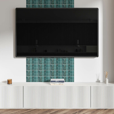 Square tv wall panel Chic rectangular tiles