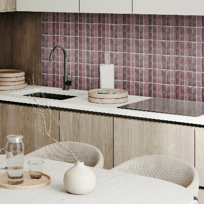 Pvc wall panel Vertical stripes in a mosaic