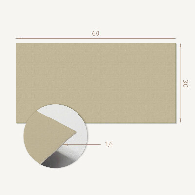 Square tv wall panel Color: Dirty Yellow