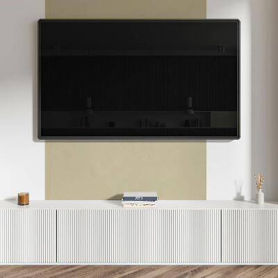 Square tv wall panel Color: Dirty Yellow