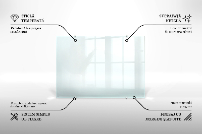 Glass worktop for the kitchen transparent