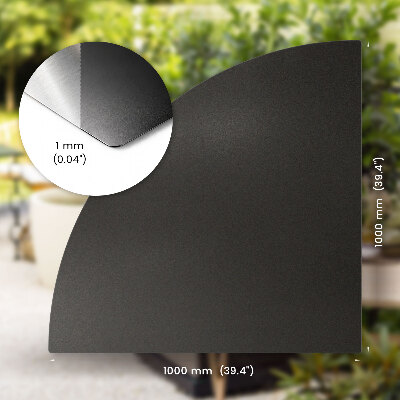 Barbecue floor protector 39x39 inches (100x100 cm)