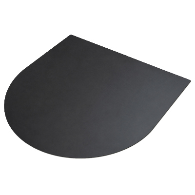 Barbecue floor protector Half-oval 31x35 in (80x90 cm)