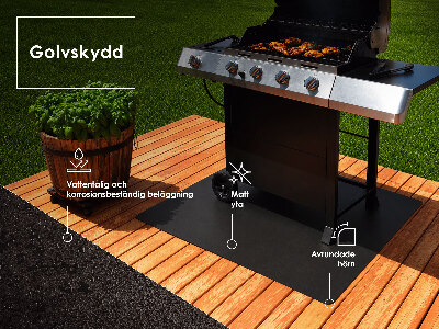 Semi-oval metal grill sheet 39x39 in (100x100 cm)