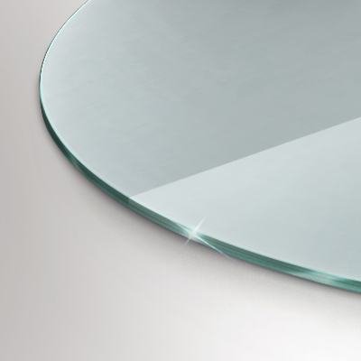 Glass hearth for log burner transparent