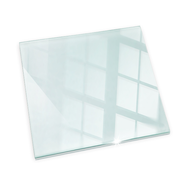 Glass hearths for wood burners transparent