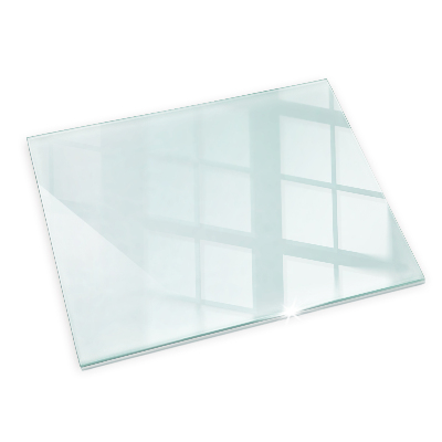 Glass hearths for wood burners transparent