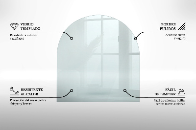 Glass hearth for wood stove transparent