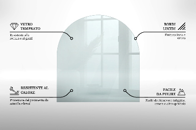 Glass hearth for wood stove transparentne