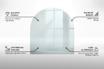 Glass hearth for wood stove transparentne