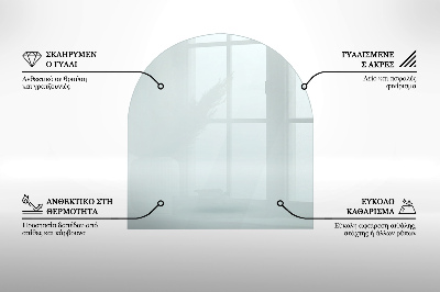 Glass hearth for wood stove transparentne