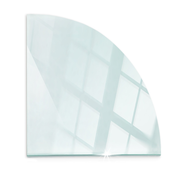 Glass hearth transparent