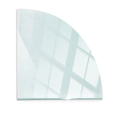 Glass hearth transparent