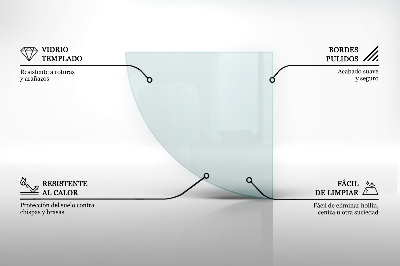 Glass hearth transparent