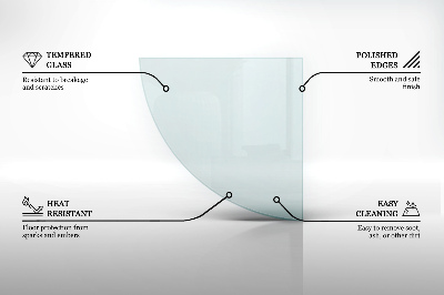 Glass hearth transparent