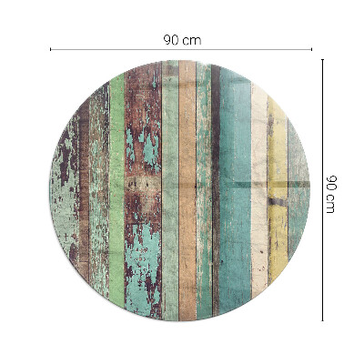 Glass hearth pad round Boards in various shades