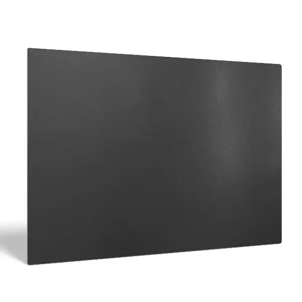 Rectangular black steel hearth plate