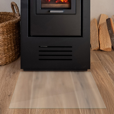 Rectangular glass hearth plate Frosted glass