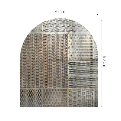 Glass hearth for log burner Pattern of perforated sheet metal