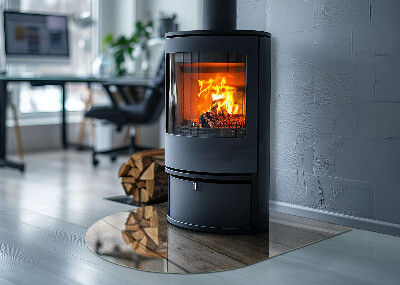 Glass hearths for wood burners Texture of wooden boards