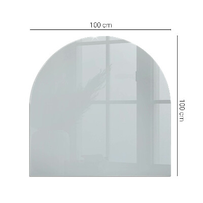 Glass hearth for log burner Color Gray