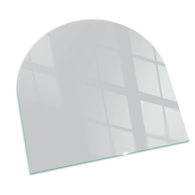 Glass hearth for log burner Color Gray