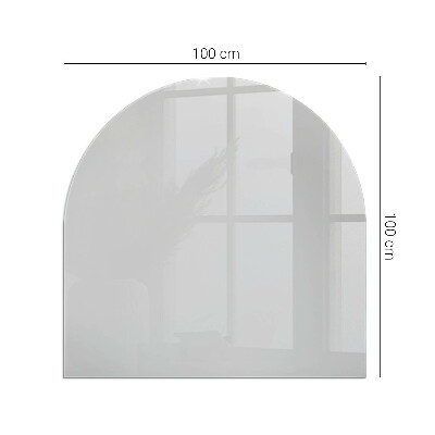 Glass hearth for log burner Color Gray