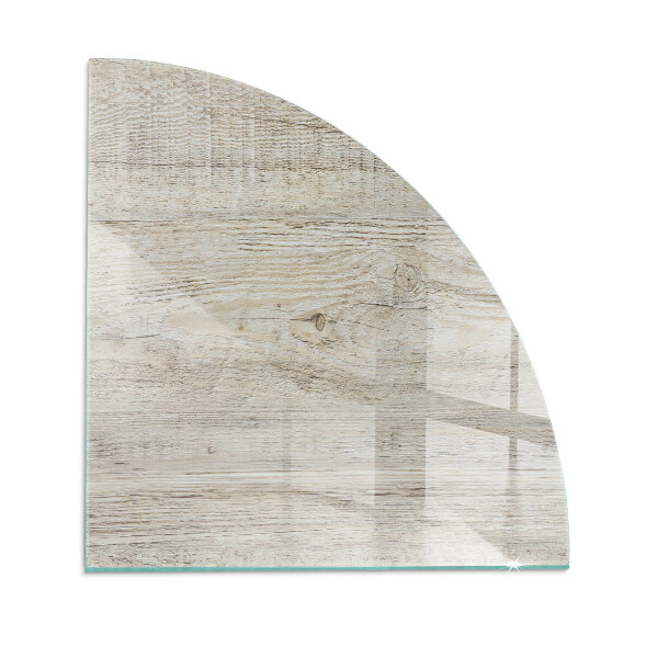 Glass hearth for wood stove Light wood texture