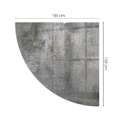 Glass hearth for wood stove Raw surface texture