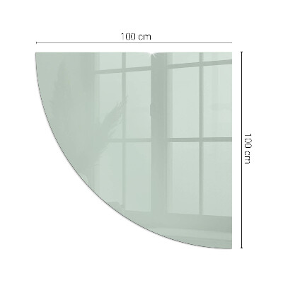 Glass hearth for wood stove Color Light green