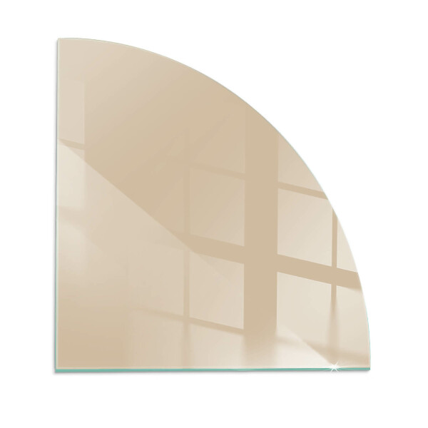Glass hearth for wood stove Color Beige