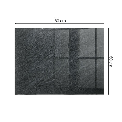 Glass fire hearth rectangular Natural stone texture