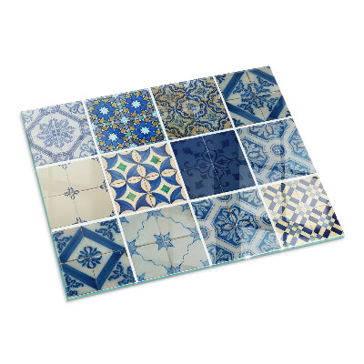 Glass fire hearth rectangular Ceramic tile patterns