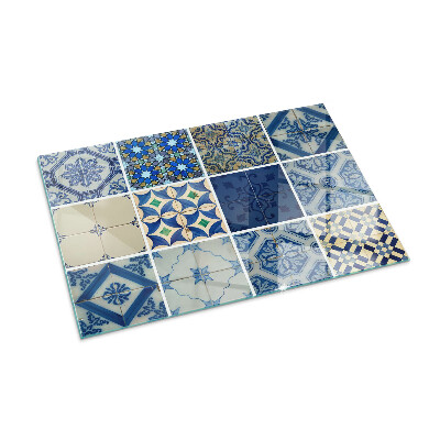 Glass fire hearth rectangular Ceramic tile patterns