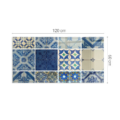 Glass fire hearth rectangular Ceramic tile patterns