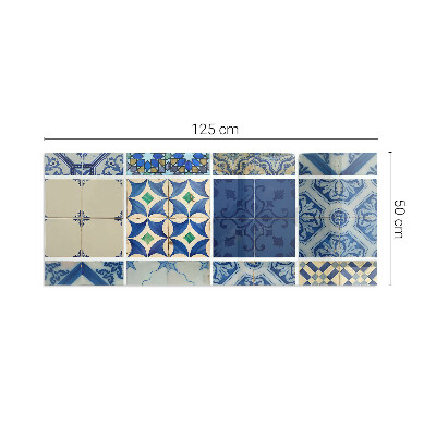 Glass fire hearth rectangular Ceramic tile patterns