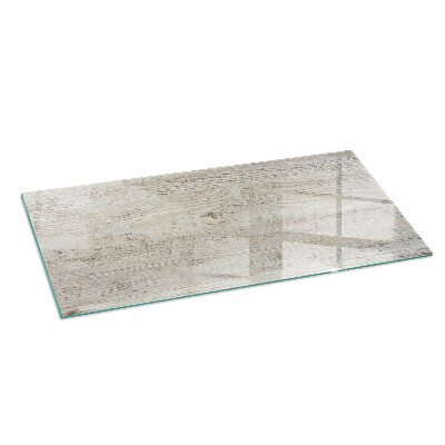 Corner glass hearth rectangular Light wood texture