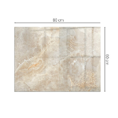 Corner glass hearth rectangular Natural stone pattern