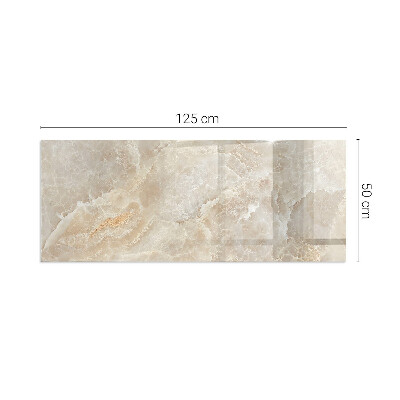 Corner glass hearth rectangular Natural stone pattern