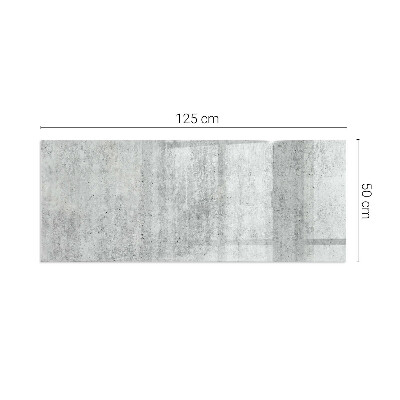 Glass fire hearth rectangular Raw concrete texture