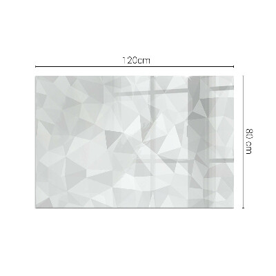 Glass fire hearth rectangular Abstract geometric pattern