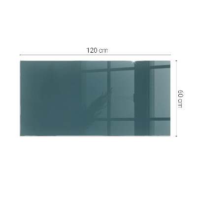 Glass fire hearth rectangular Sea Color